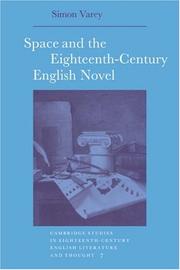 Cover of: Space and the Eighteenth-Century English Novel