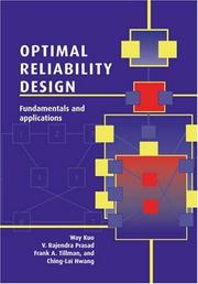 Cover of: Optimal Reliability Design: Fundamentals and Applications