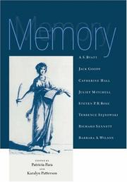 Cover of: Memory (Darwin College Lectures)