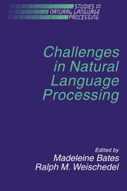 Cover of: Challenges in Natural Language Processing (Studies in Natural Language Processing)