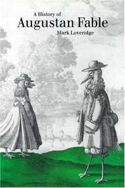 Cover of: A History of Augustan Fable by Mark Loveridge