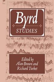 Cover of: Byrd Studies (Cambridge Composer Studies) by 