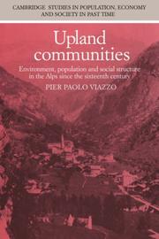 Cover of: Upland Communities by Pier Paolo Viazzo