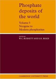 Cover of: Phosphate Deposits of the World (Cambridge Earth Science Series)