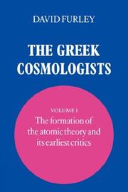Cover of: The Greek Cosmologists