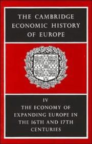 Cover of: The Cambridge Economic History of Europe from the Decline of the Roman Empire (The Cambridge Economic History of Europe) by 
