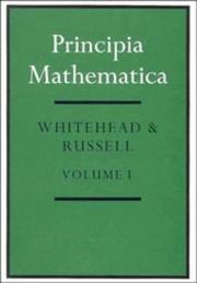 Cover of: Principia Mathematica 3 volume set by Alfred North Whitehead, Bertrand Russell