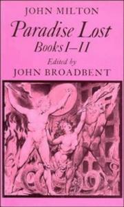 Cover of: Paradise lost, Books 1-2 by John Milton
