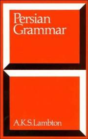 Cover of: Persian Grammar | Ann K. S. Lambton