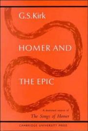 cover of Homer and the epic