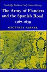 Cover of: The Army of Flanders and the Spanish Road 15671659 by Geoffrey Parker