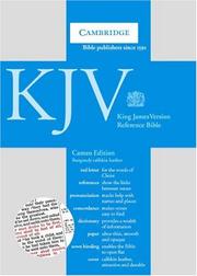 Cover of: KJV Cameo Reference Edition