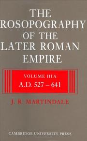 Cover of: The Prosopography of the Later Roman Empire 2 volume set (Prosopography of the Later Roman Empire)