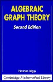 Cover of: Algebraic graph theory.