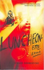 Cover of: Luncheonette by Steven Sorrentino
