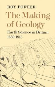 Cover of: The making of geology by Porter, Roy