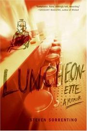 Cover of: Luncheonette