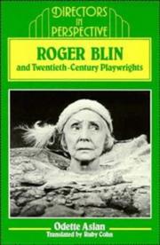 Cover of: Roger Blin: and twentieth century playwrights