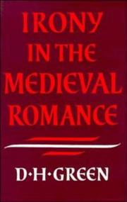 Cover of: Irony in the medieval romance