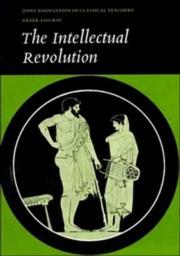 Cover of: The Intellectual revolution by 