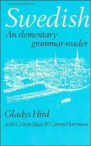 Cover of: Swedish by Gladys Hird, Göran Huss, Göran Hartman