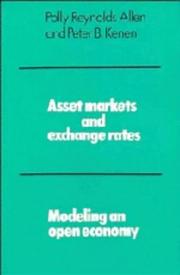 Cover of: Asset markets, exchange rates, and economic integration: a synthesis