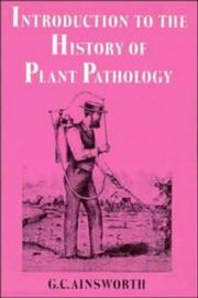 Cover of: Introduction to the history of plant pathology by G. C. Ainsworth