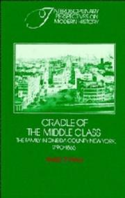Cover of: Cradle of the middle class | Mary P. Ryan