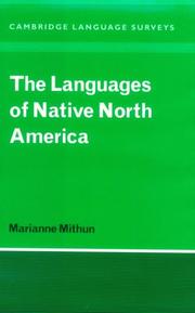 Cover of: The Languages of Native North America (Cambridge Language Surveys) by Marianne Mithun