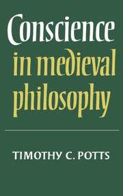 Front cover of Conscience in medieval philosophy by Timothy C. Potts