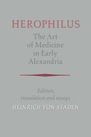 Cover of: Herophilus by Heinrich Von Staden