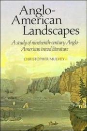 Anglo-American landscapes by Christopher Mulvey