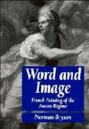 Cover of: Word and image: French painting of the ancien régime