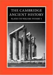Cover of: The Cambridge Ancient History by Ling, Roger.
