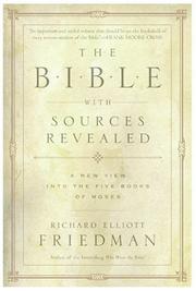 Cover of: The Bible with Sources Revealed