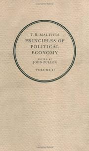 Cover of: Principles of Political Economy 2 volume set