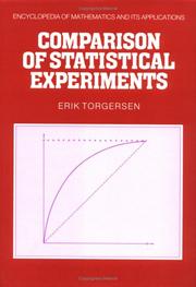 Cover of: Comparison of statistical experiments