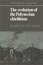 Cover of: evolution of the Polynesian chiefdoms