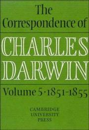 Cover of: The Correspondence of Charles Darwin by Charles Darwin