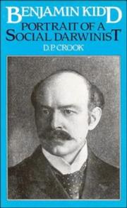 Cover of: Benjamin Kidd by D. P. Crook