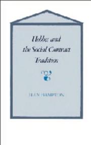 Hobbes and the social contract tradition by Jean Hampton