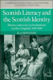 Cover of: Scottish literacy and the Scottish identity by R. A. Houston