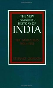 Cover of: The Marathas 16001818 (The New Cambridge History of India) by Stewart Gordon