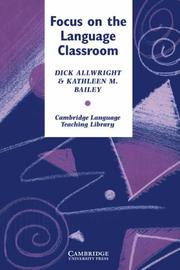 Cover of: Focus on the language classroom: an introduction to classroom research for language teachers