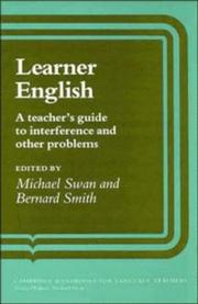 Cover of: Learner English: A Teacher's Guide to Interference and Other Problems (Cambridge Handbooks for Language Teachers)