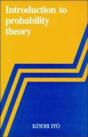 Cover of: An Introduction to Probability Theory