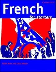 Cover of: French for starters
