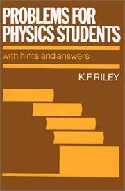 Cover of: Problems for physics students: with hints and answers