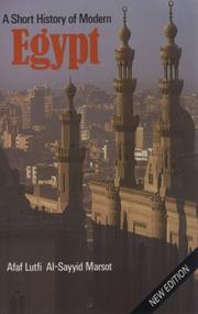 Cover of: A short history of modern Egypt by Afaf Lutfi Sayyid-Marsot