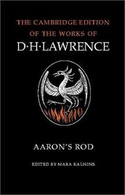 Cover of: Aaron's rod by David Herbert Lawrence